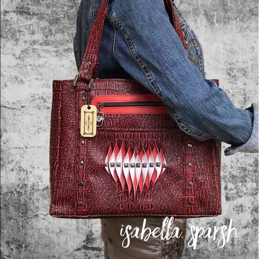 ❤️RED CROC JOURNEY TOTE BAG❤️